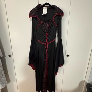 California Costumes Black and Red Dress